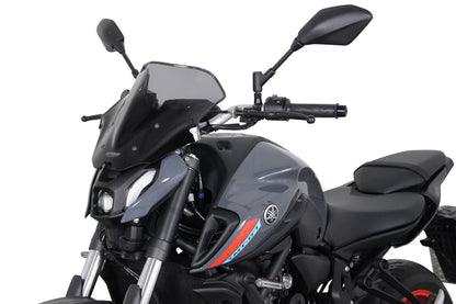 スクリーン レーシング スモーク 幅320×長さ290mm MT-07