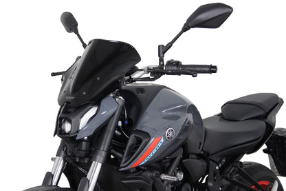 スクリーン レーシング ブラック 幅320×長さ290mm MT-07