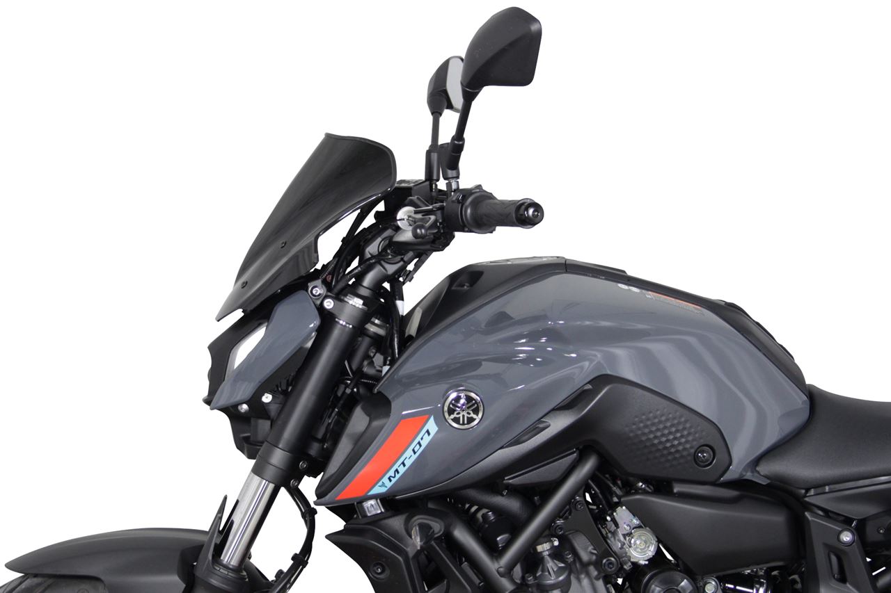 スクリーン レーシング ブラック 幅320×長さ290mm MT-07