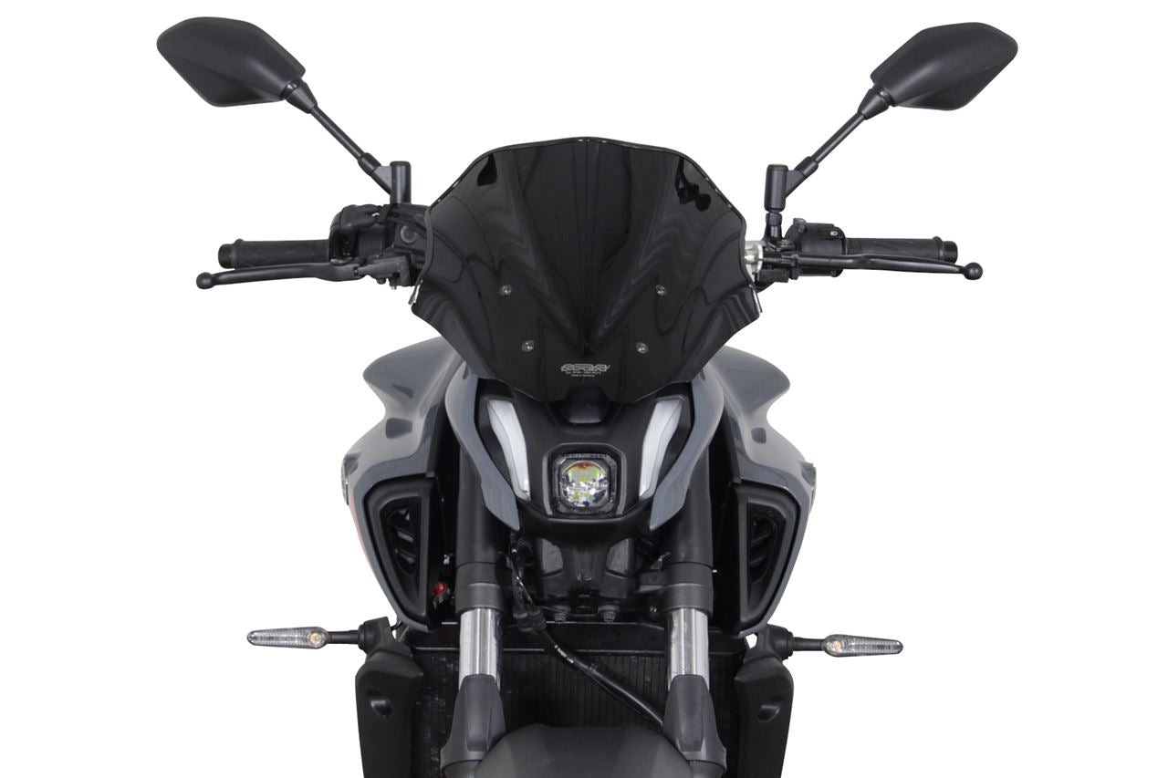 スクリーン レーシング ブラック 幅320×長さ290mm MT-07