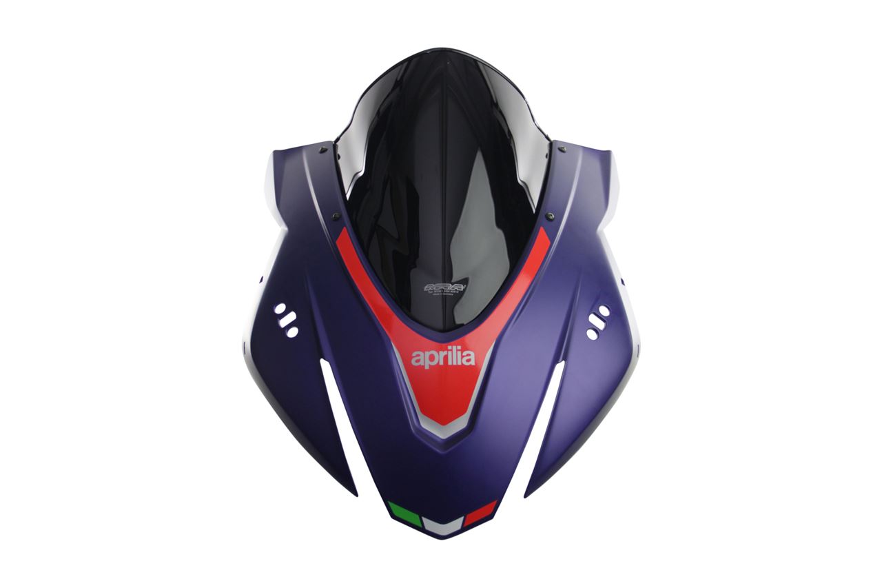 スクリーン レーシング ブラック 幅320×長さ375mm RSV4 1100 ファクトリー