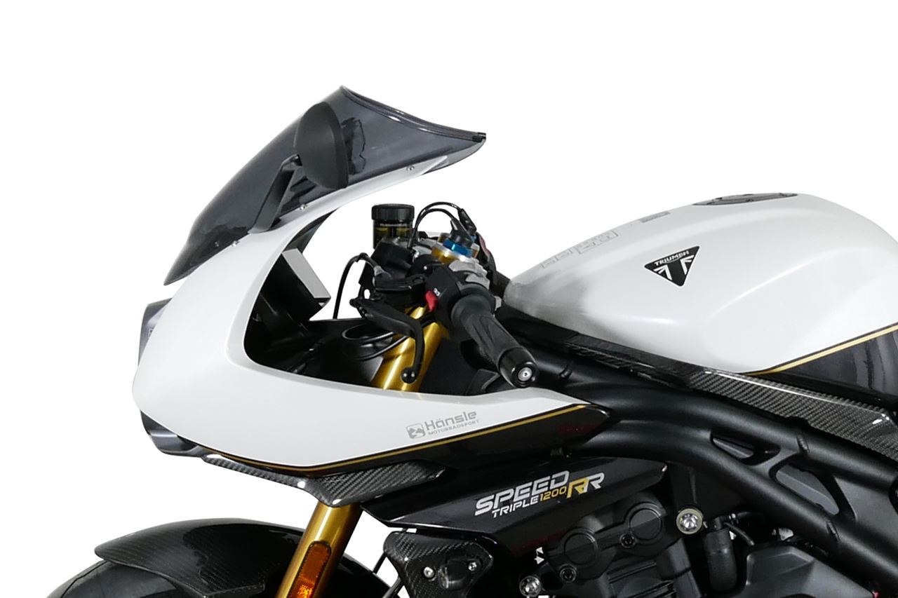 スクリーン レーシング スモーク 幅320×長さ330mm スピードトリプル1200RR