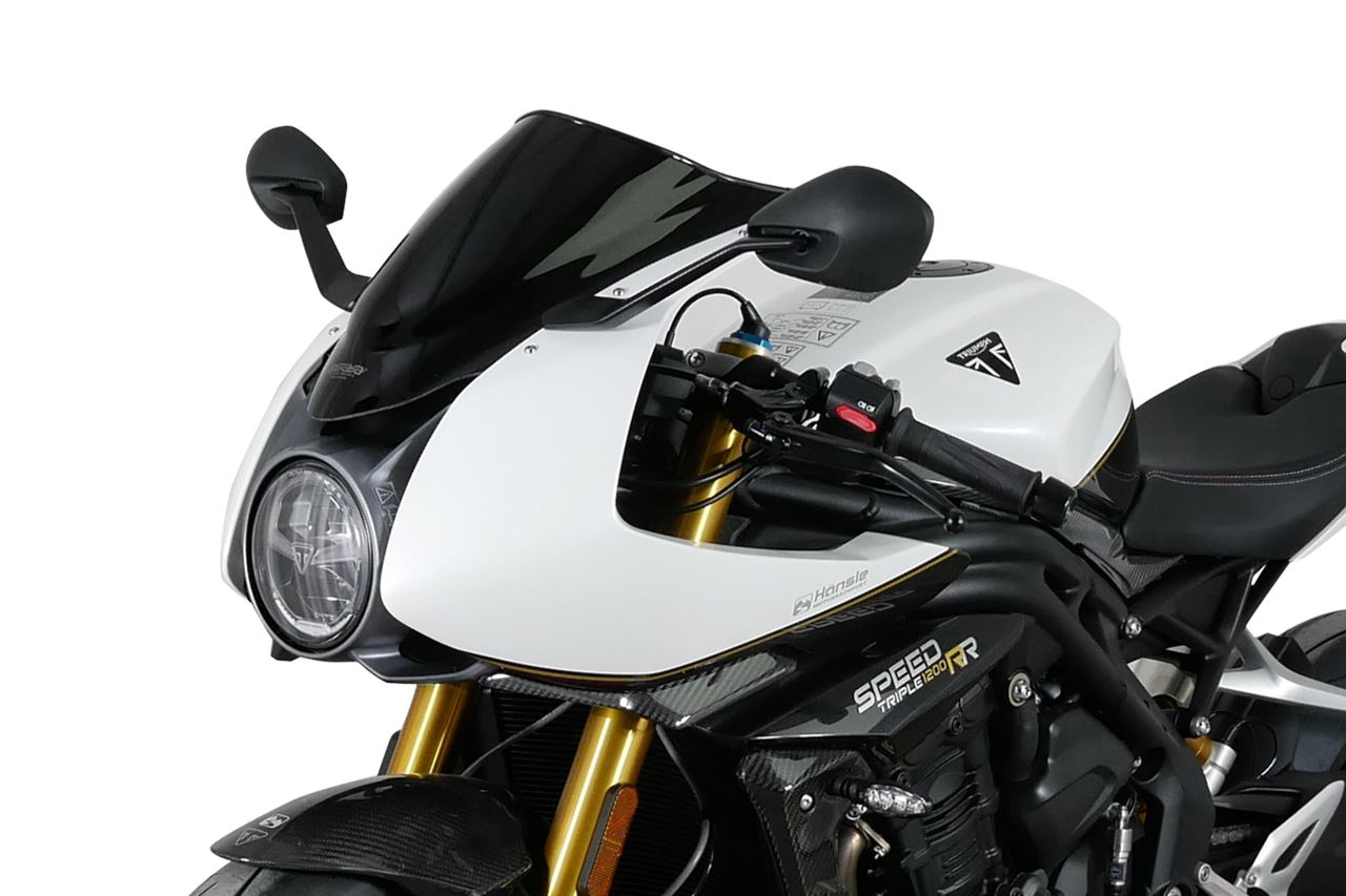 スクリーン レーシング ブラック 幅320×長さ330mm スピードトリプル1200RR