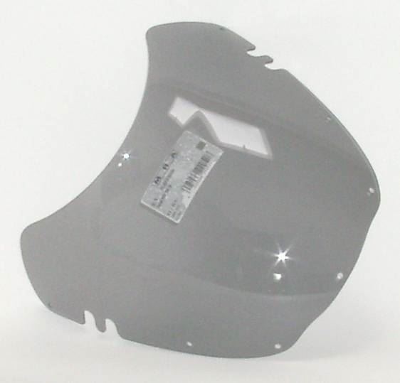 Screen spoiler, clear, 380mm wide x 320mm long, RGV250 Gamma