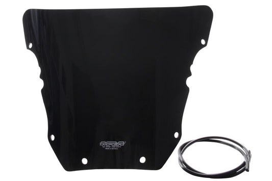 Screen, original, black, W370 x L280mm, YZF-R6