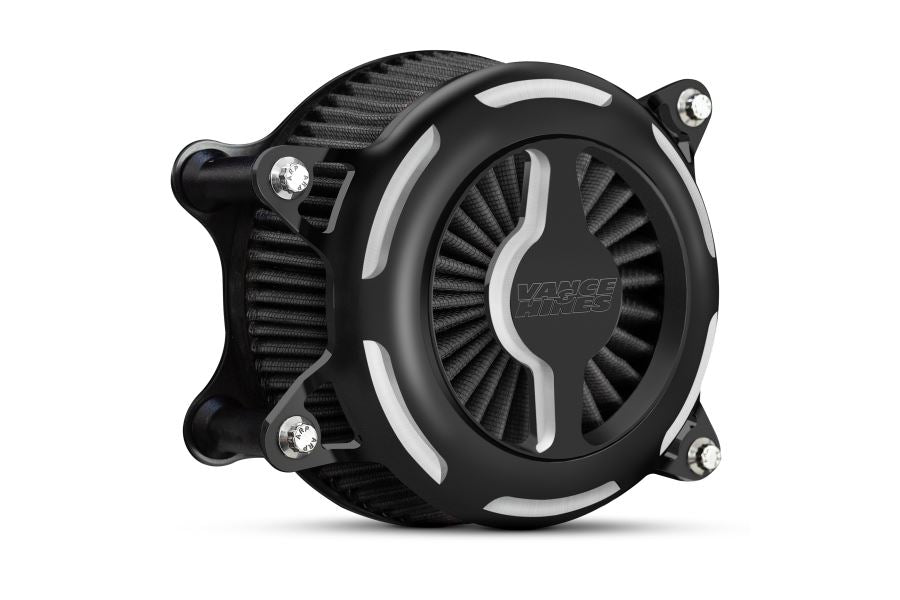 VO2 エアインテイク エアクリーナー ブレード 白黒コントラスト ダイナ ソフテイル ツーリング