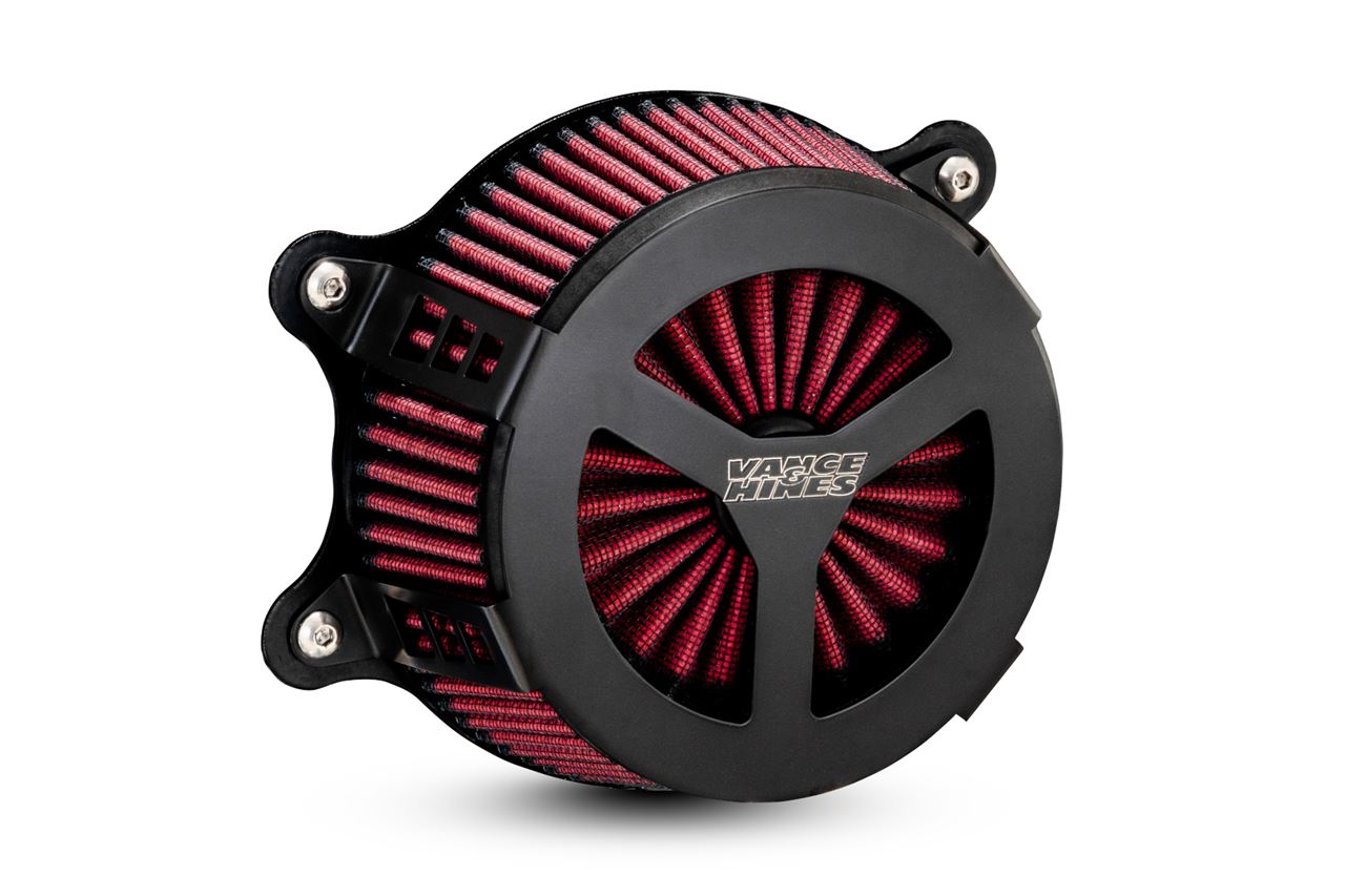 VO2 エアインテイク エアクリーナー レイディエント3 ブラック ダイナ ソフテイル ツーリング