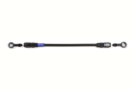 メッシュ ブレーキホース 425mm ブラックスモークホース/ブラック ST-ST BAKB-1111M-0425