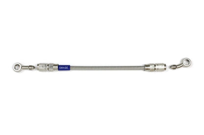 メッシュ ブレーキホース 325mm クリアホース/ステン素地 ST-SD STK-1113M-0325