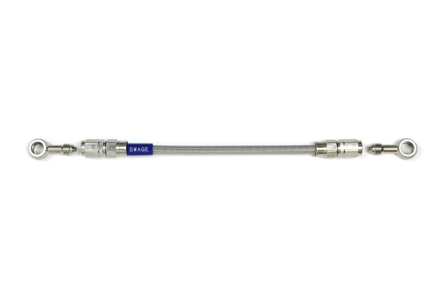 メッシュ ブレーキホース 425mm クリアホース/ステン素地 ST-ST STK-1111M-0425