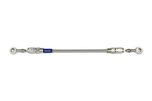 メッシュ ブレーキホース 1375mm クリアホース/ステン素地 ST-ST STK-1111M-1375