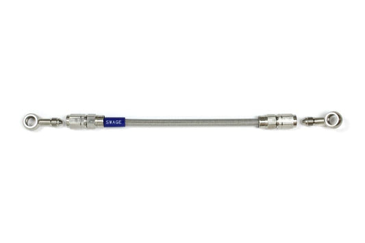 メッシュ ブレーキホース 1500mm クリアホース/ステン素地 ST-20 STK-1112M-1500