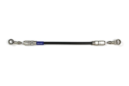 メッシュ ブレーキホース 350mm ブラックスモークホース/ステン素地 20-20 STKB-1212M-0350