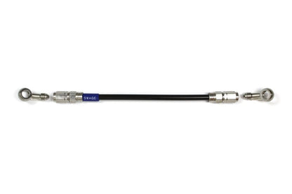 メッシュ ブレーキホース 275mm ブラックスモークホース/ステン素地 20-20 STKB-1212M-0275