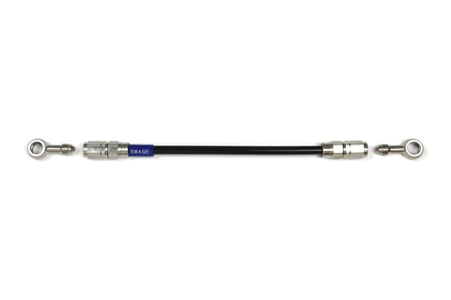 メッシュ ブレーキホース 275mm ブラックスモークホース/ステン素地 ST-ST STKB-1111M-0275