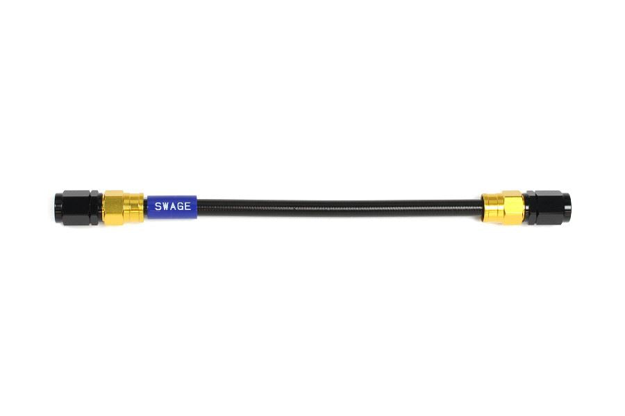 メッシュ ブレーキホース 300mm ブラックスモークホース/ゴールド×ブラック SF-SF GAKB-1010M-0300