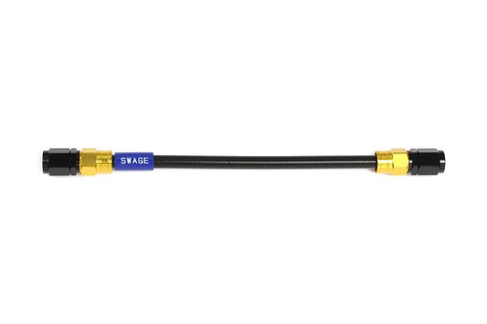 メッシュ ブレーキホース 300mm ブラックスモークホース/ゴールド×ブラック SF-SF GAKB-1010M-0300