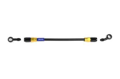 メッシュ ブレーキホース 725mm ブラックスモークホース/ゴールド×ブラック ST-SD GAKB-1113M-0725