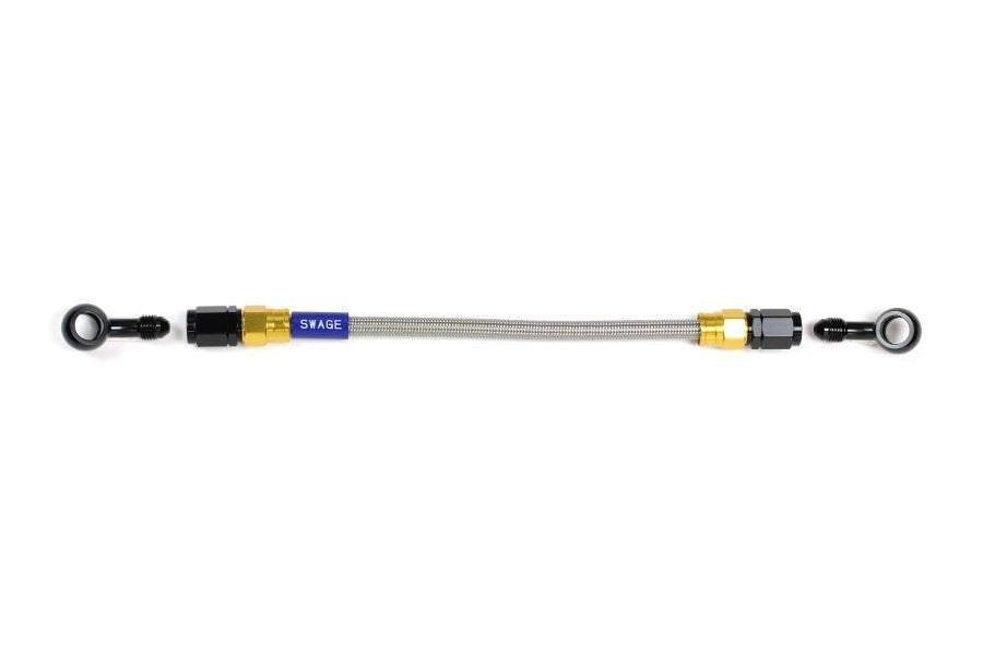 メッシュ ブレーキホース 1075mm クリアホース/ゴールド×ブラック 20-20 GAK-1212M-1075
