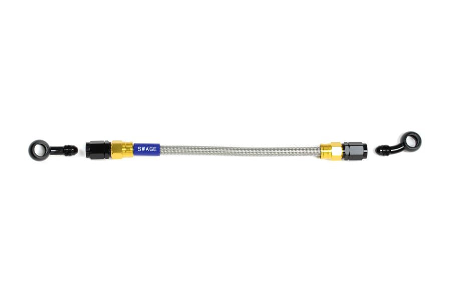 メッシュ ブレーキホース 325mm クリアホース/ゴールド×ブラック 20-SD GAK-1213M-0325