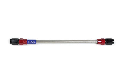 メッシュ ブレーキホース 1250mm クリアホース/レッド×ブラック SF-SF RAK-1010M-1250