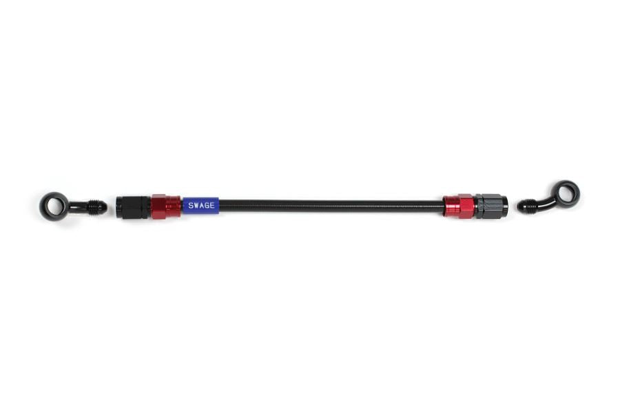 メッシュ ブレーキホース 825mm ブラックスモークホース/レッド×ブラック 20-SD RAKB-1213M-0825