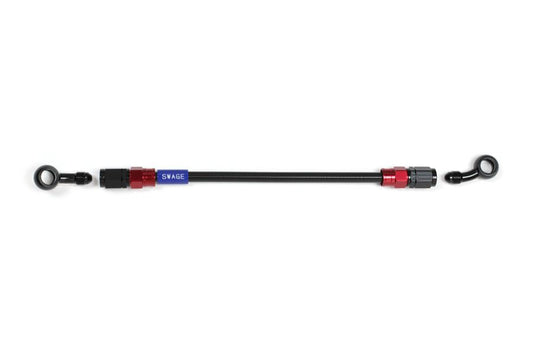メッシュ ブレーキホース 1325mm ブラックスモークホース/レッド×ブラック 20-SD RAKB-1213M-1325
