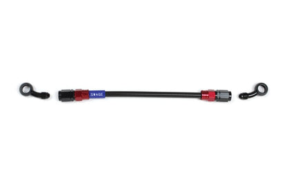 メッシュ ブレーキホース 950mm ブラックスモークホース/レッド×ブラック SD-SD RAKB-1313M-0950
