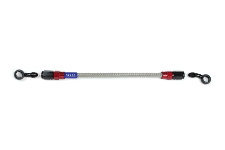 メッシュ ブレーキホース 775mm クリアホース/レッド×ブラック 20-SD RAK-1213M-0775