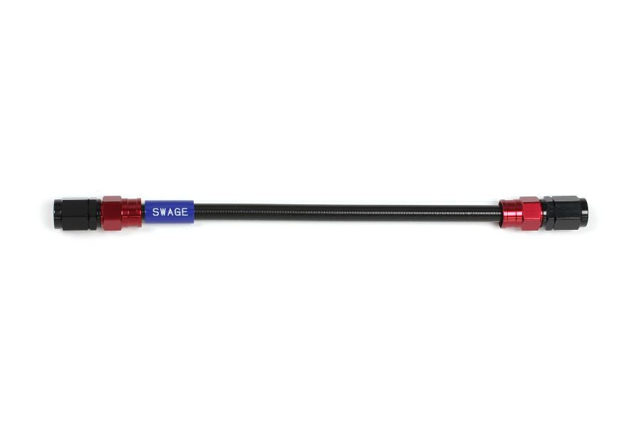 メッシュ ブレーキホース 225mm ブラックスモークホース/レッド×ブラック SF-SF RAKB-1010M-0225