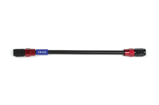 メッシュ ブレーキホース 1350mm ブラックスモークホース/レッド×ブラック SF-SF RAKB-1010M-1350