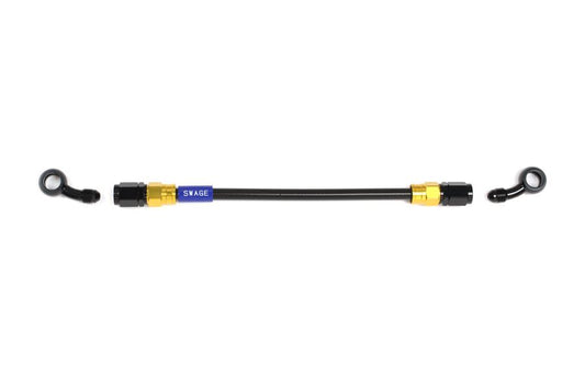 Mesh Brake Hose 300mm Black Smoke Hose/Gold x Black SD-SD GAKB-1313M-0300