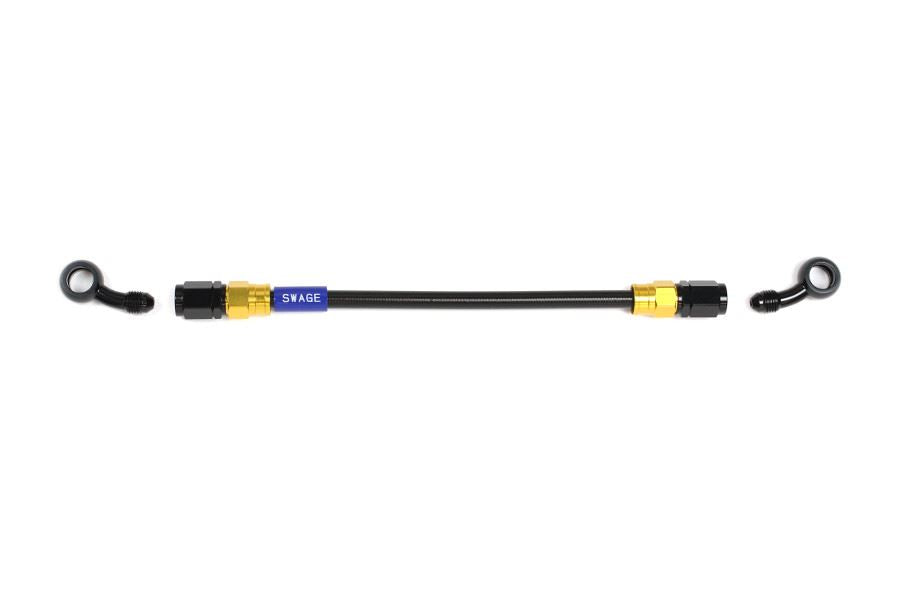 メッシュ ブレーキホース 1050mm ブラックスモークホース/ゴールド×ブラック SD-SD GAKB-1313M-1050