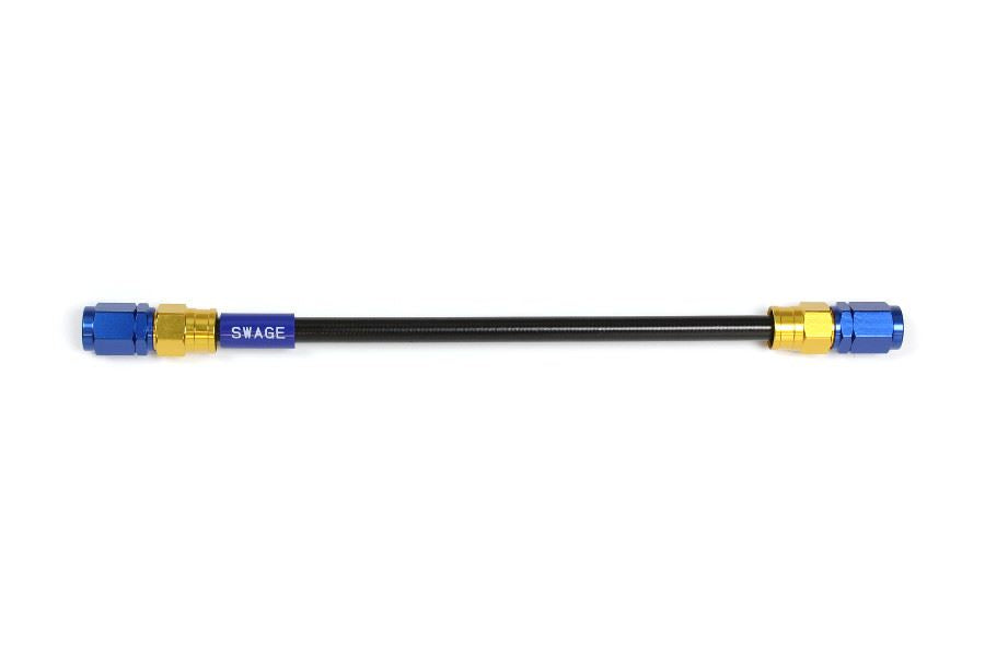 メッシュ ブレーキホース 1350mm ブラックスモークホース/ゴールド×ブルー SF-SF PAKB-1010M-1350