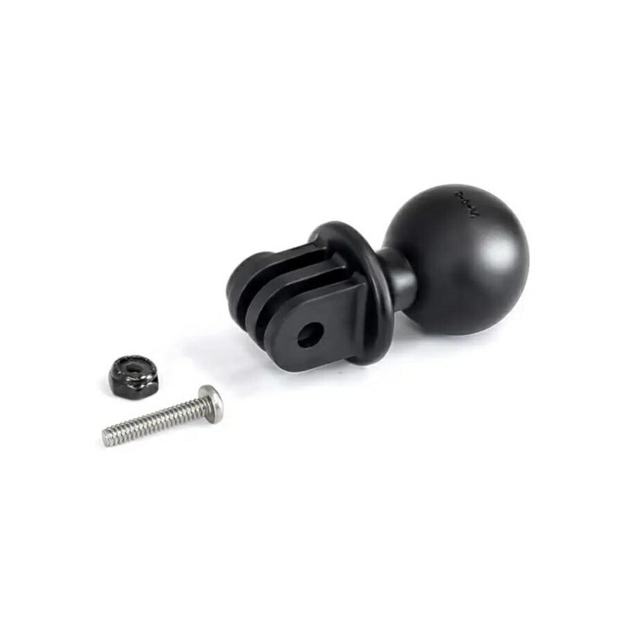 GoPro Mount & U-Bolt Clamp Base Set (Standard Arm) φ12.7-31.75mm Black 1-inch Ball 1 pc.