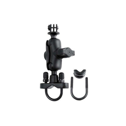 GoPro Mount & U-Clamp Base Set (Short Arm) φ12.7-31.75mm Black 1-inch Ball 1 pc.