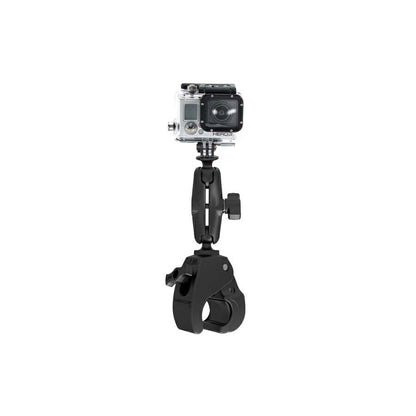 GoPro Mount & Tough Claw (M) Set (Standard Arm) φ25.4-40.6mm compatible, Black, 1-inch ball, 1 piece