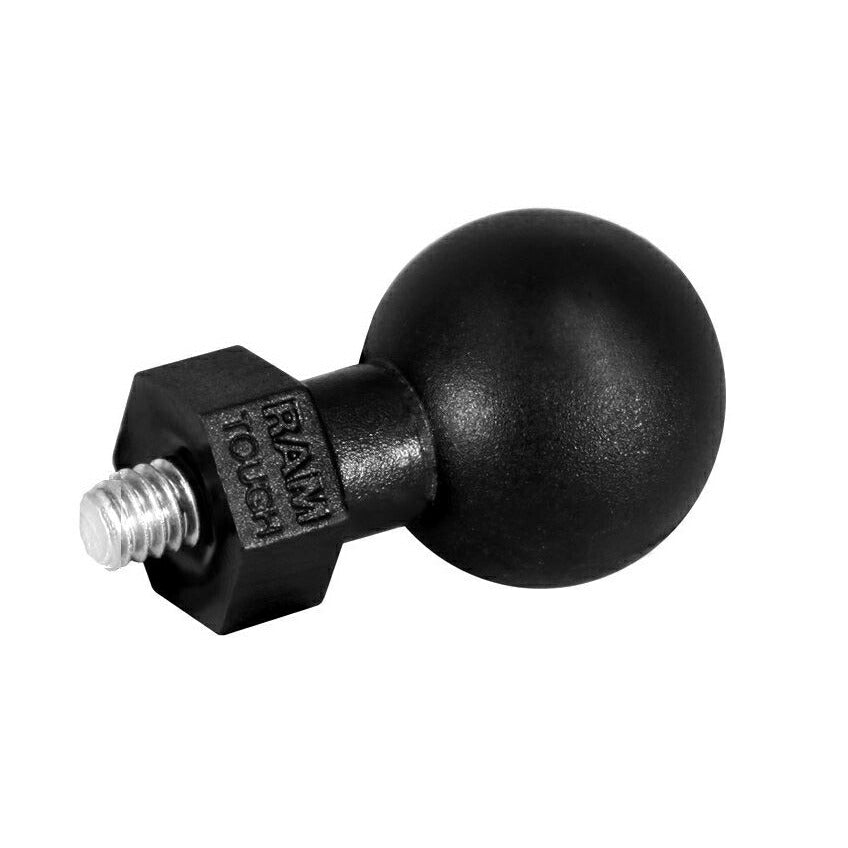 Ball Adapter M6-1X6mm Screw Black 1-inch Ball 1 pc.