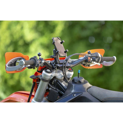 X-Grip (S) & U-Bolt Clamp Base Set (Standard Arm) for φ12.7-31.75mm, Black, 1-inch Ball, 1 pc.