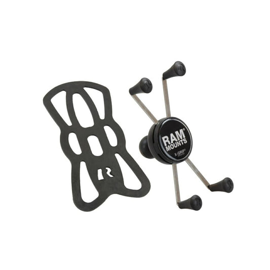 X-Grip (M) Smartphone Holder with Tether, Black, 1-inch Ball, 1 Piece