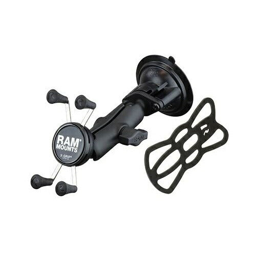 X-Grip (S) & Twist-Lock Suction Base Set (Standard Arm) Suction Cup Diameter 83.8mm Black 1-inch Ball 1 pc.