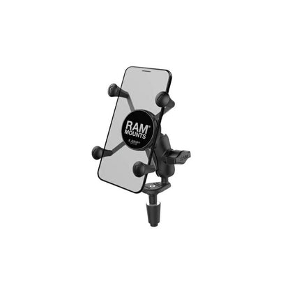 X-Grip (S) & Fork Stem Base Set (Short Arm) Compatible with Inner Diameter φ12-38mm Black 1-Inch Ball 1-Piece