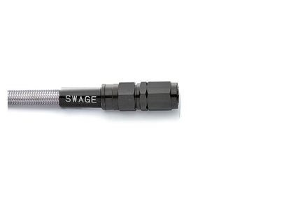 メッシュ ブレーキホース 850mm クリアホース/ブラック SF-SF BTK-1010M-0850