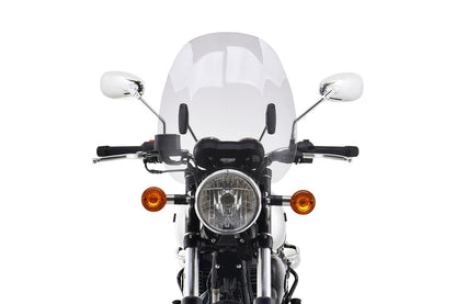 スクリーンセット バーハンマウントキット付 φ22.2/25.4用 カスタム クリア 幅435×長さ490mm 汎用