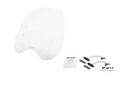 スクリーンセット ハンドルポストマウントキット付 カスタム クリア 幅420×長さ490mm 汎用