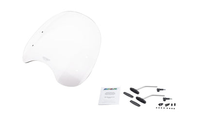 スクリーンセット ハンドルポストマウントキット付 ロードクラシック クリア 幅380×長さ320mm 汎用