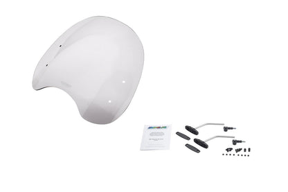 スクリーンセット ハンドルポストマウントキット付 ロードクラシック スモーク 幅380×長さ320mm 汎用