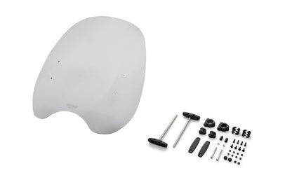 スクリーンセット バーハンマウントキット付 φ22.2/25.4用 カスタム スモーク 幅435×長さ490mm 汎用