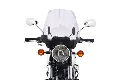 スクリーンセット バーハンマウントキット付 φ22.2/25.4用 ハイウェイ スモーク 幅410×長さ470mm 汎用