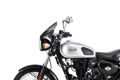 スクリーンセット バーハンマウントキット付 φ22.2/25.4用 スピードスクリーン スモーク 幅400×長さ315mm 汎用